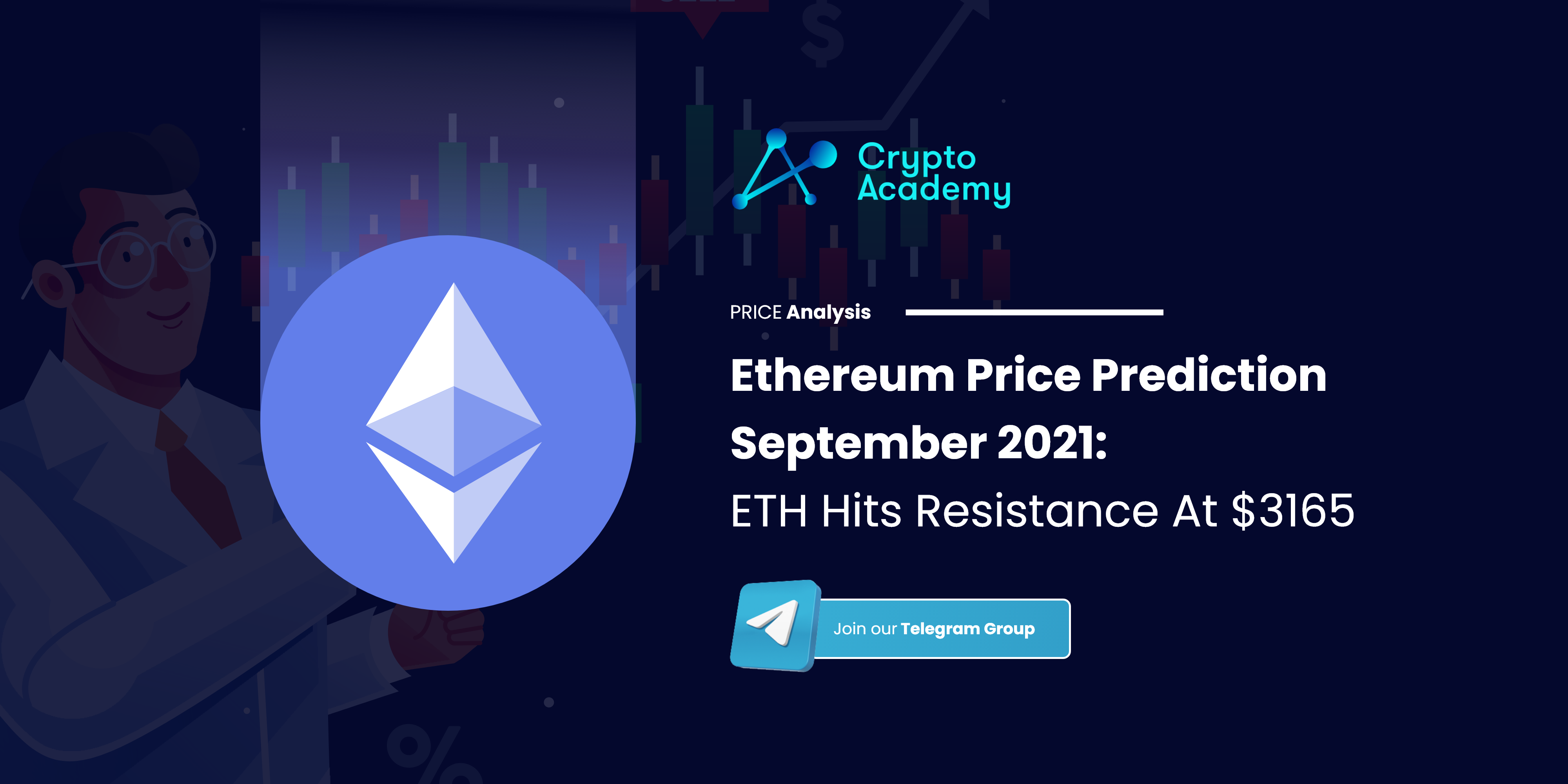 Ethereum Price Prediction September 2021: ETH Hits Resistance At $3165