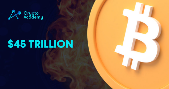 A Bitcoin (BTC) transfer volume will be settled at $45 trillion, thus surpassing even the double value that has been settled in 11 years.