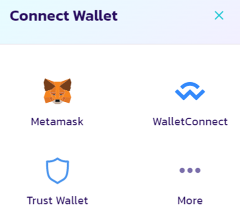 Connecting wallet to Pancakeswap