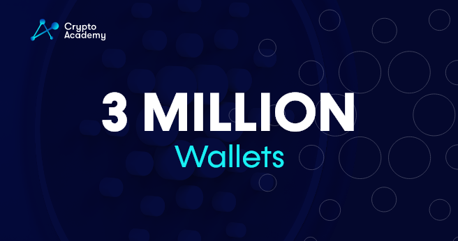 On the last count of Cardano (ADA) wallets on December 24, the amount reached 2.5 million, with 500,000 new wallets being added since. 
