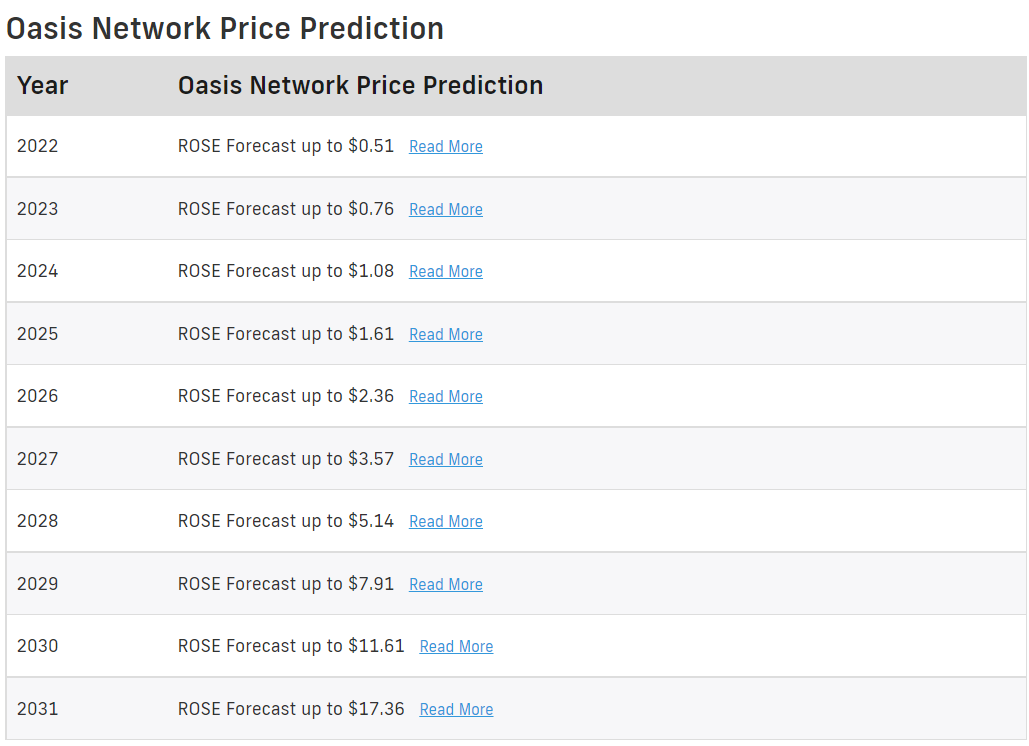 Oasis Network Price Prediction 2022-2031