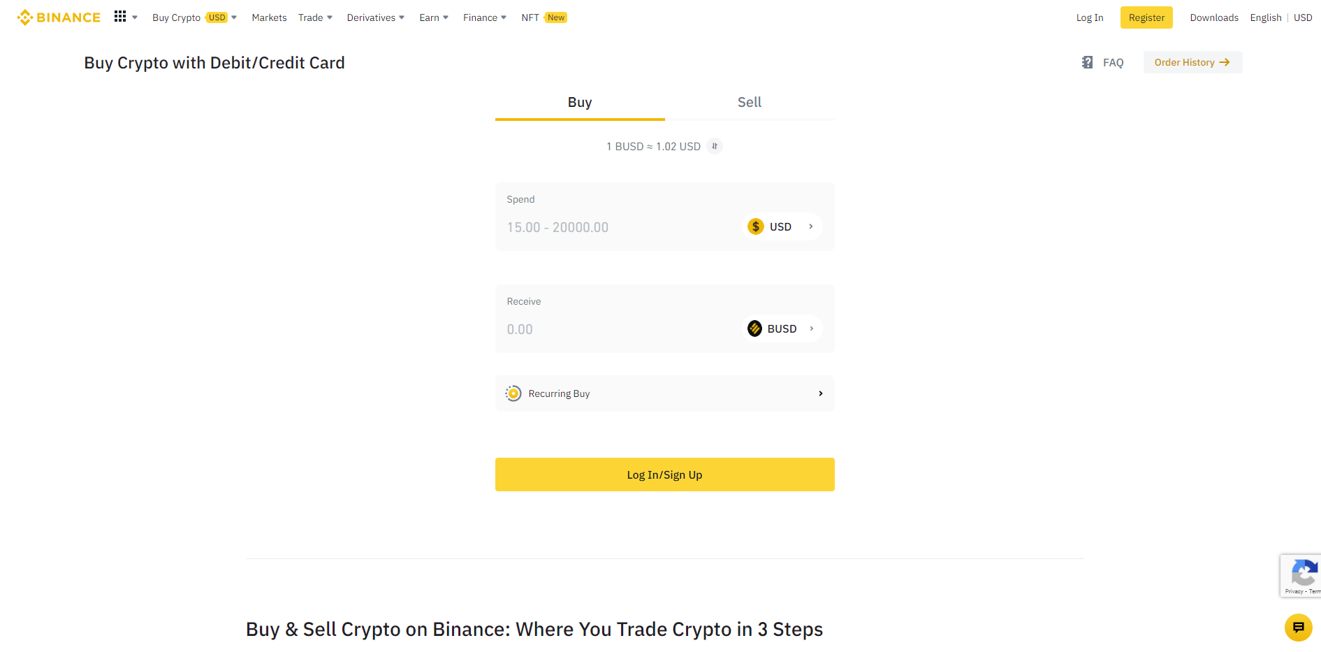 Funding Your Binance to Buy ApeCoin