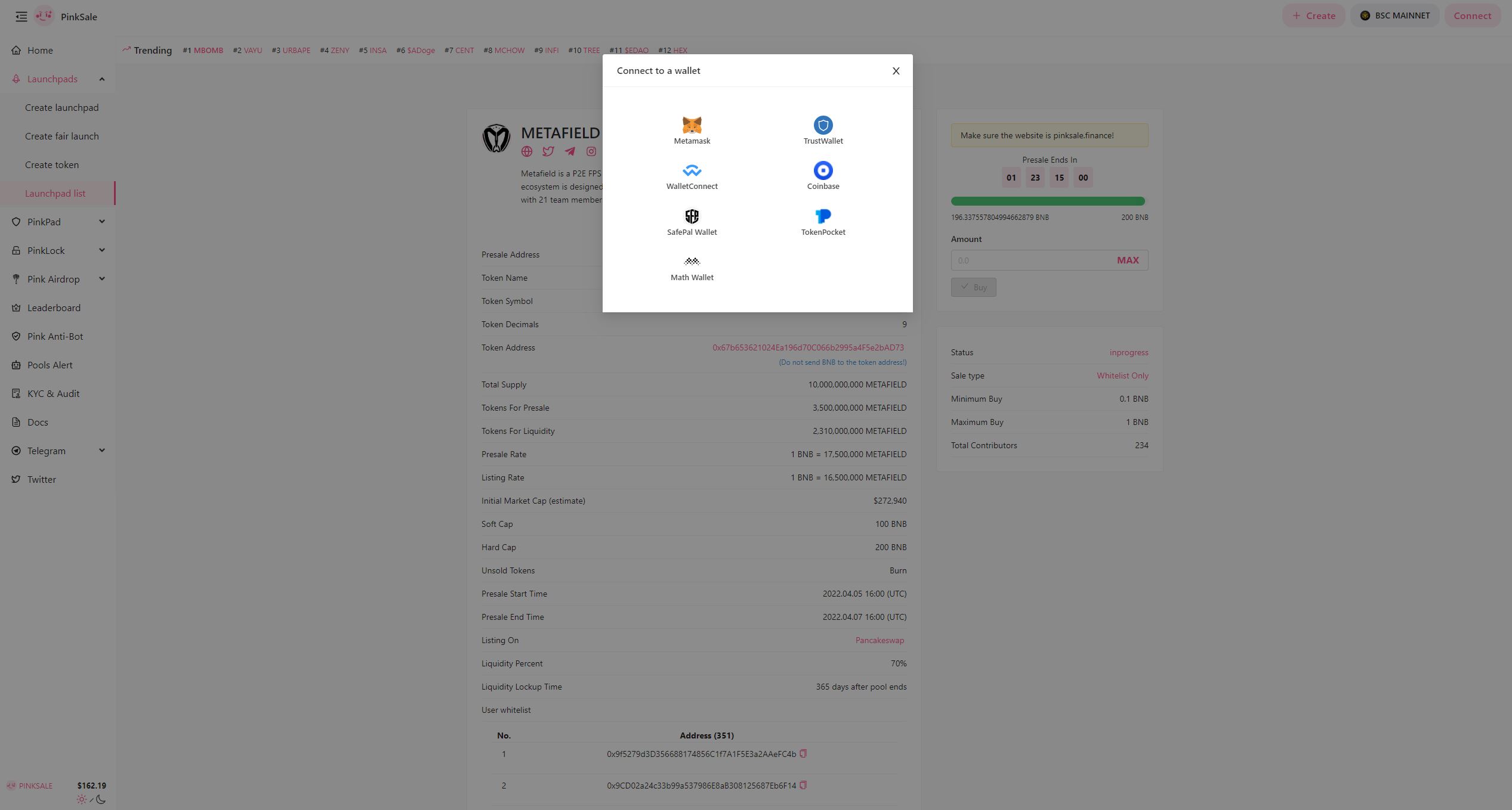 Connecting your Wallet with MetaMask. 