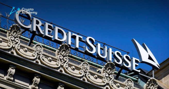 Credit Suisse a major bank in Switzerland bank that is at risk of default